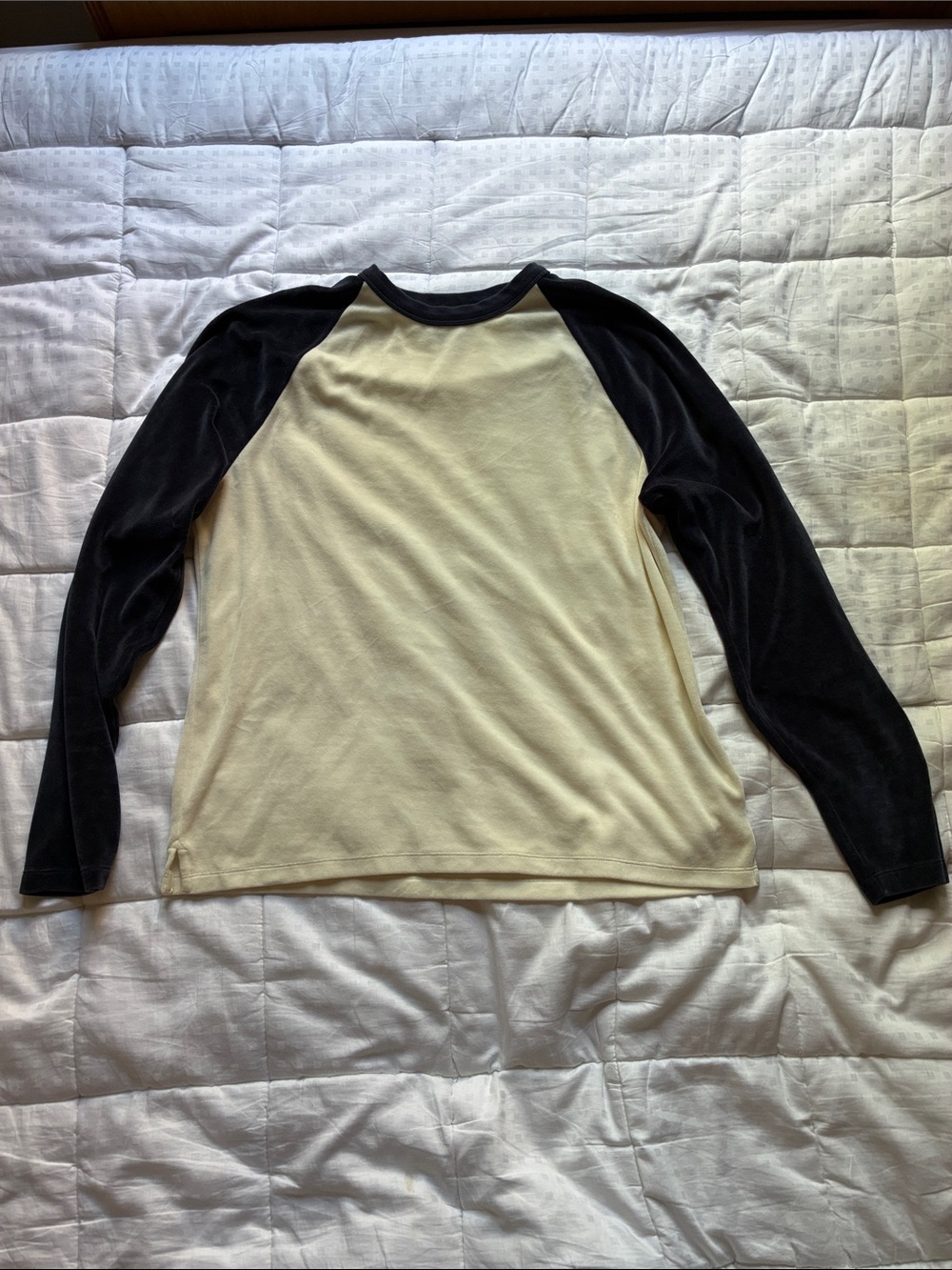 Todd Snyder Men’s Velour Baseball Tee in Classic Navy